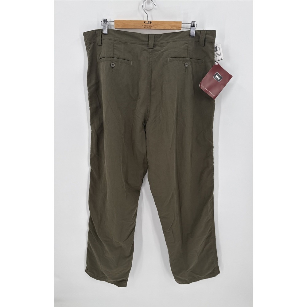 REI Mens Greenn Adventures Travel Hiking Pants Size 40x32 40+ SPF Travel Pants - Picture 5 of 9